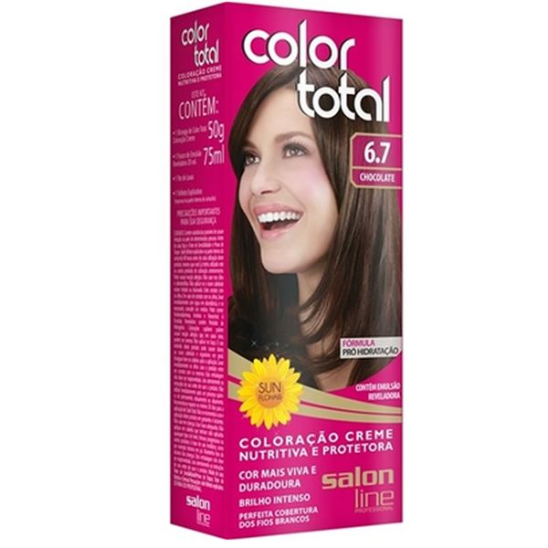 Coloração creme Salon Line Color Total 6.7 Chocolate