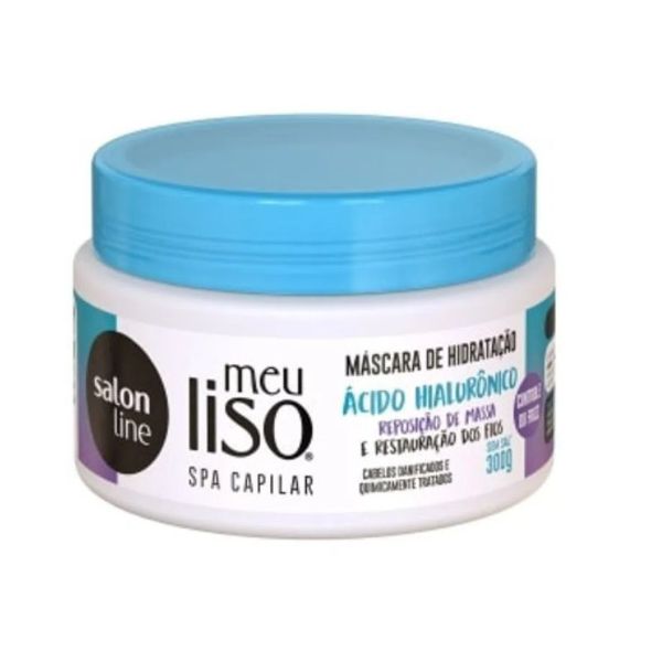 Máscara De Hidratação Salon Line Meu Liso Spa Capilar Ácido Hialurônico 300g