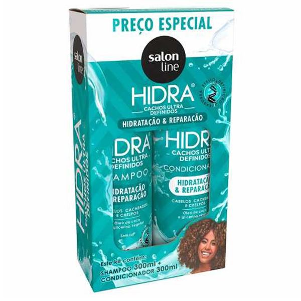 Kit Shampoo e Condicionador Salon Line Hidra Cachos Ultra Definidos 300ml