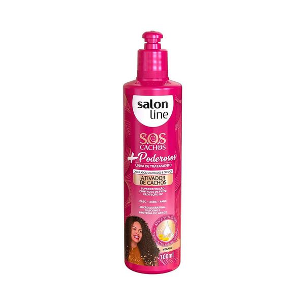 Ativador De Cachos Salon Line Sos Cachos + Poderosos 300ml