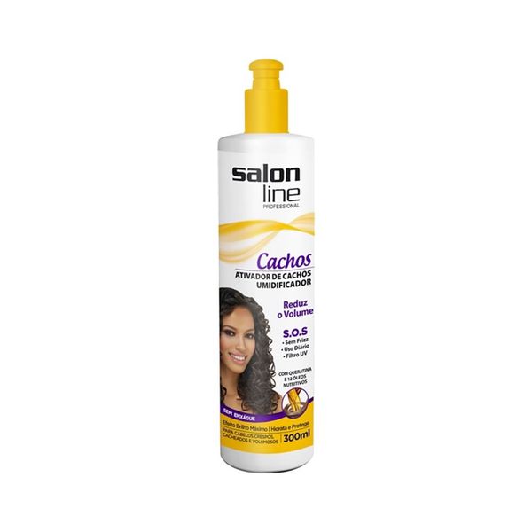 Ativador De Cachos Salon Line Sos Óleo De Manga 300ml