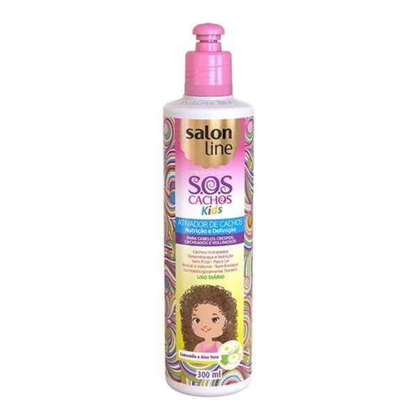 Ativador De Cachos Salon Line Sos Kids 300ml