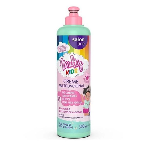 Creme Para Pentear Salon Line Multifuncional Multy Kids 300ml