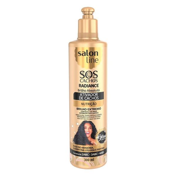 Ativador De Cachos Salon Line Sos +brilho 300ml