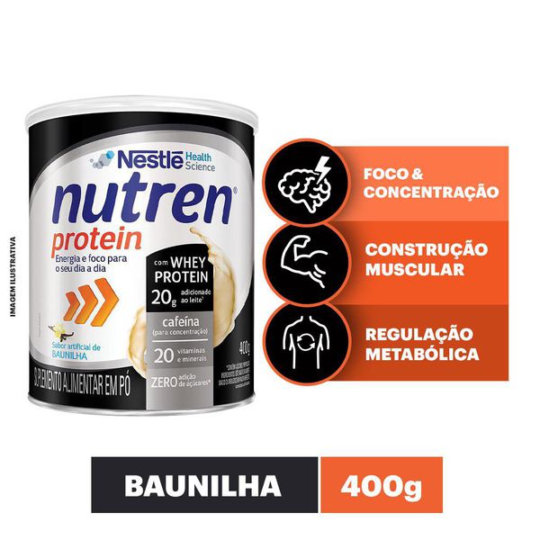 Suplemento Alimentar Nutren Protein Baunilha 400g