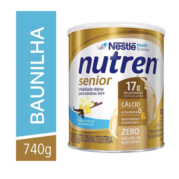 Suplemento Alimentar Nutren Senior Baunilha 740g