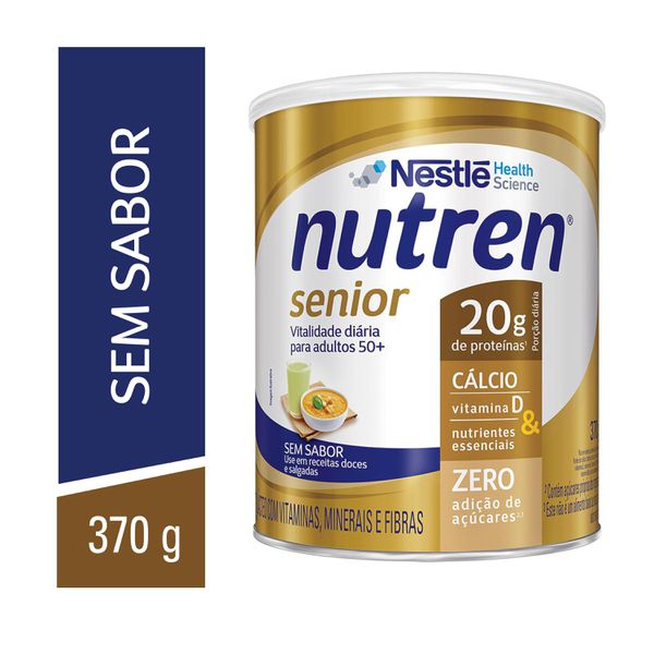 Suplemento Alimentar Nutren Senior Sem Sabor 370g