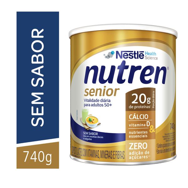 Suplemento Alimentar Nutren Senior Sem Sabor 740g