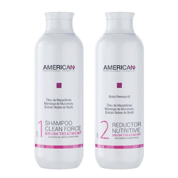 American Desire Fusion Brush Progressiva Sem Formol Kit - 2 x 250ml