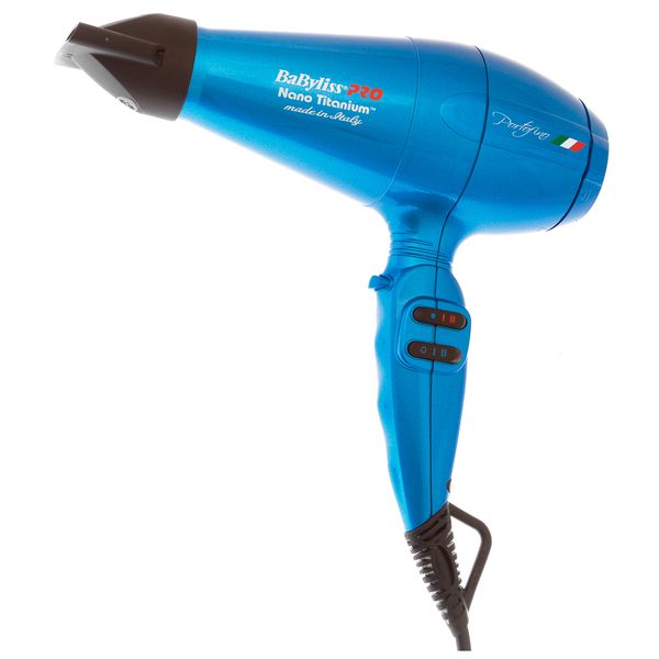 Secador Babyliss Pro Nano Titanium Portofino 6600 Ion Azul 2000