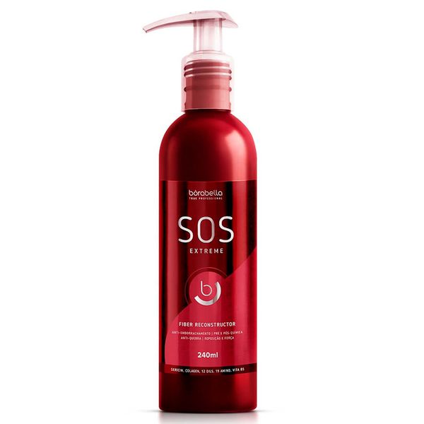 Borabella SOS Extreme Fiber Reconstructor Anti-Emborrachamento - 240ml