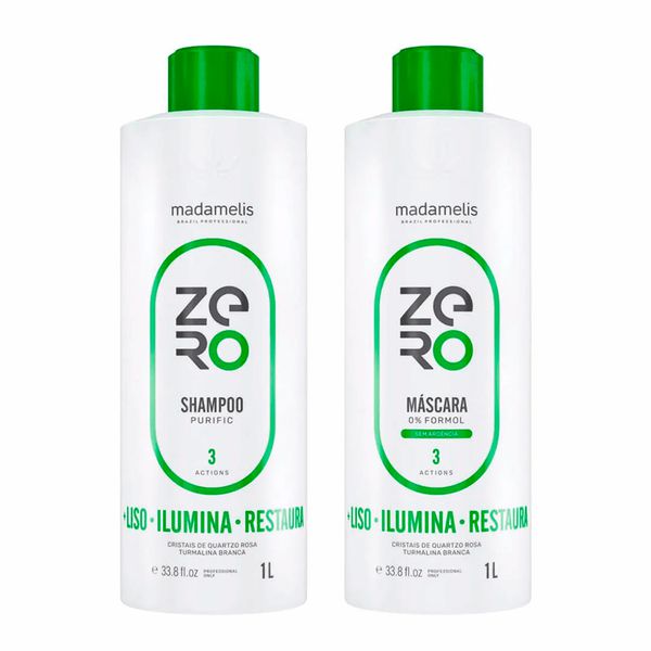 Madamelis Zero Progressiva Sem Formol Kit - 2 x 1 Litro