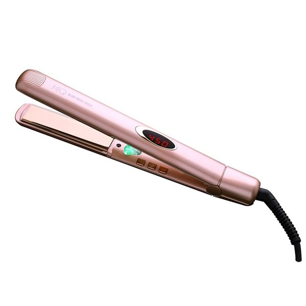 Prancha MQ Hair Unique Slim Titanium Rose Gold 450ºF Digital 25mm - Bivolt