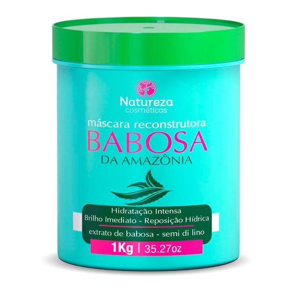 Natureza Cosméticos Babosa da Amazônia Máscara Reconstrutora - 1kg