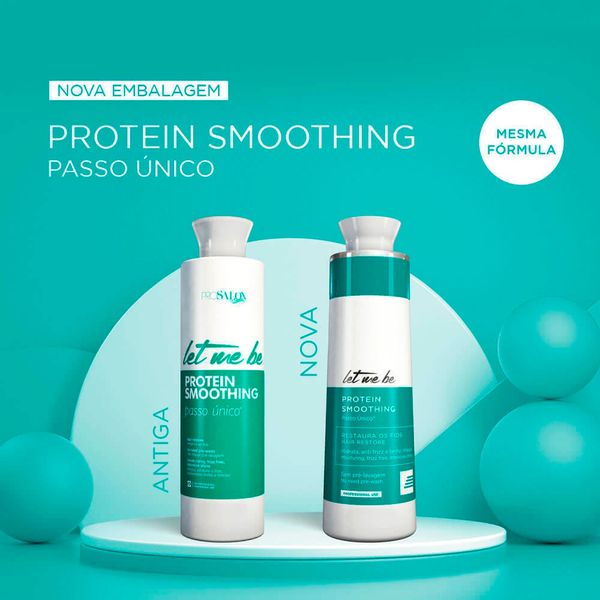 ProSalon Let Me Be Protein Smoothing Treatment Escova Progressiva Sem  Formol - 1 Litro