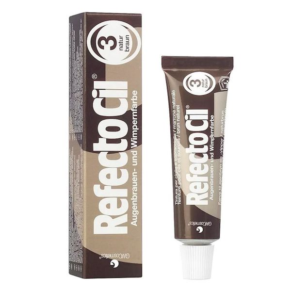 RefectoCil Tinta Para Sobrancelha Castanho Natural Nº 3 - 15ml