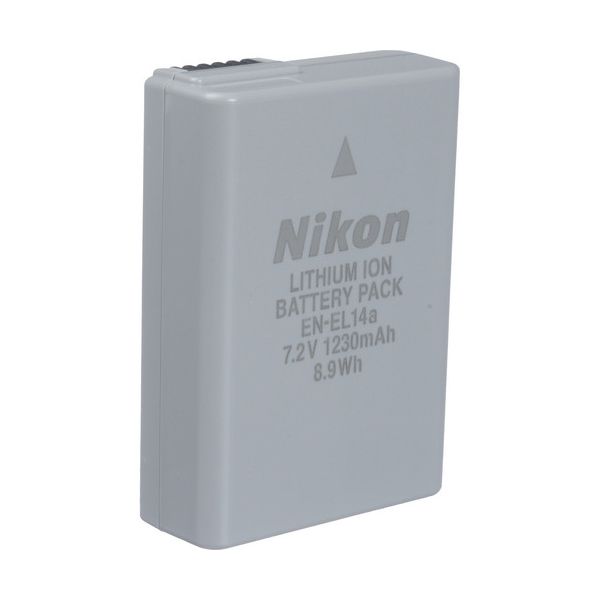 Bateria Nikon EN-EL14a de íon-lítio recarregável