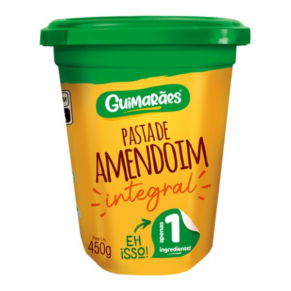Pasta De Amendoim Integral 450g
