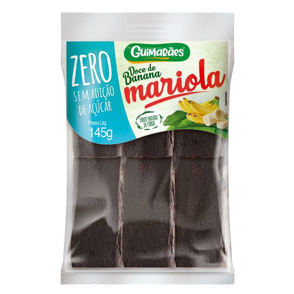 Mariola De Banana Zero Açucar 145g
