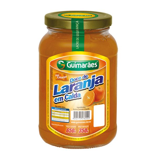 Laranja em Calda 650g