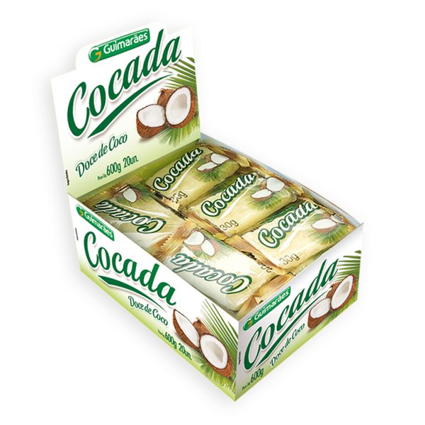 Cocada Branca Display 600g