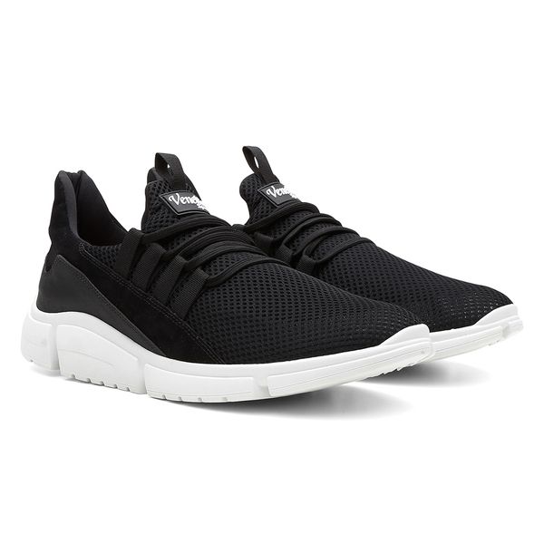 Tênis Masculino 5073 Nylon - Preto Branco