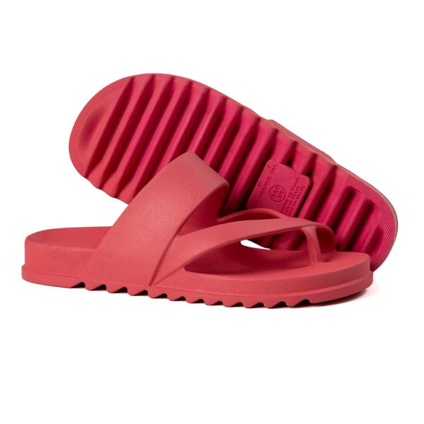 Slide Papete Feminina Confortável Tira Dupla - Rosa