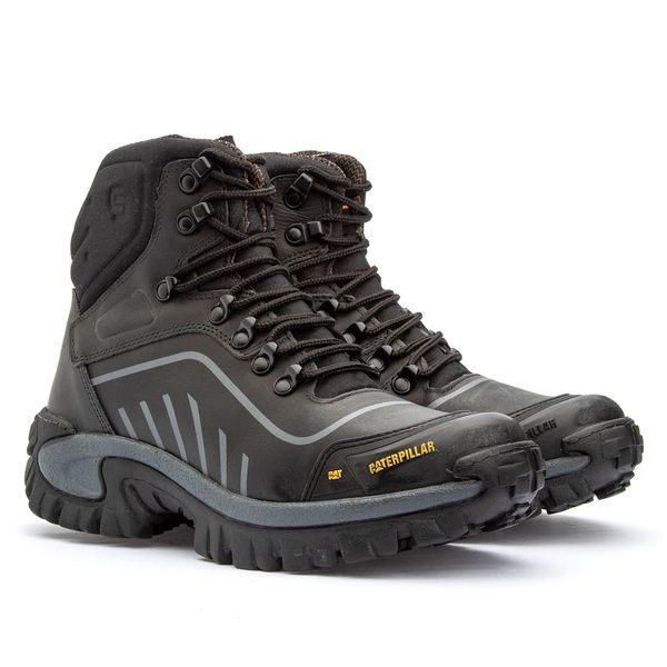 Bota Masculina Macia Couro Legítimo Premium Nl412- Preto