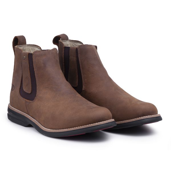 Bota Chelsea Crazy Horse - Tabaco