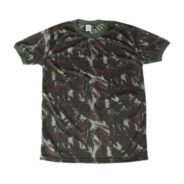 Camiseta Camuflada Dry Fit Lisa SHOPPINGMILITAR