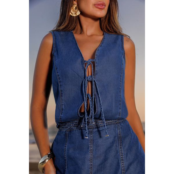 Blusa com amarração