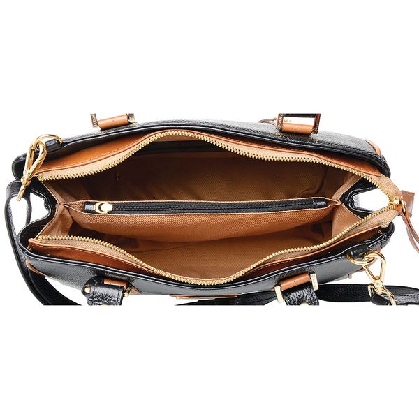 Bolsa Feminina de Couro Sifra Floter Preto 619 Sifra Carteiras
