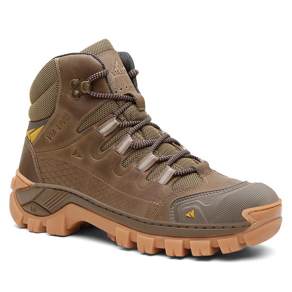 Coturno Boots Adventure Via Livre Kansas Cor Rato