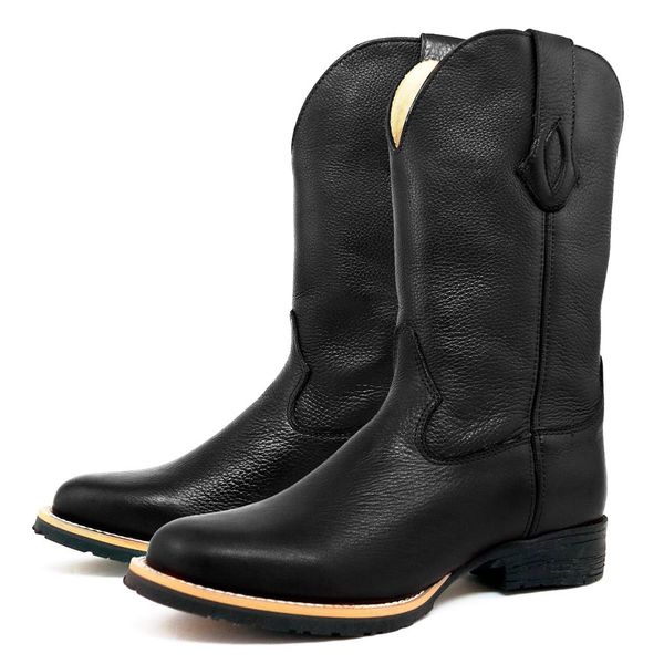 Bota store masculina lisa