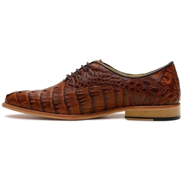 Sapato masculino clearance couro de jacare