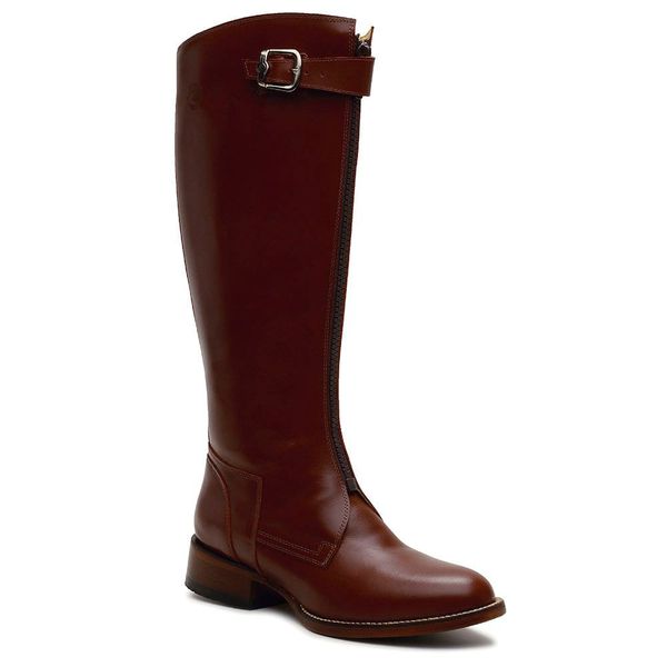 Bota Polo Masculina Couro Pull - Up Brown