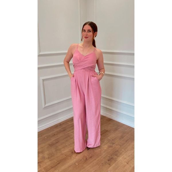 MACACÃO ORQUÍDEA TRANSPASSADO - ROSA