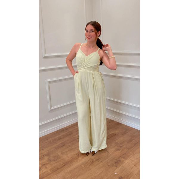 MACACÃO ORQUÍDEA TRANSPASSADO - AMARELO