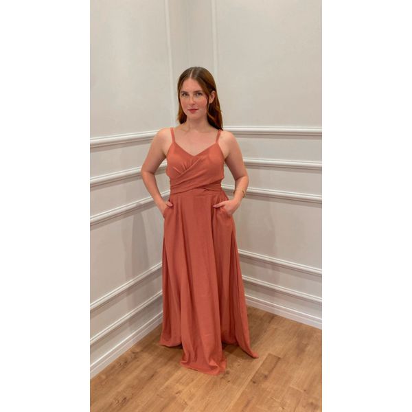 Vestido Longo Cerejeira Transpassado - ROSE