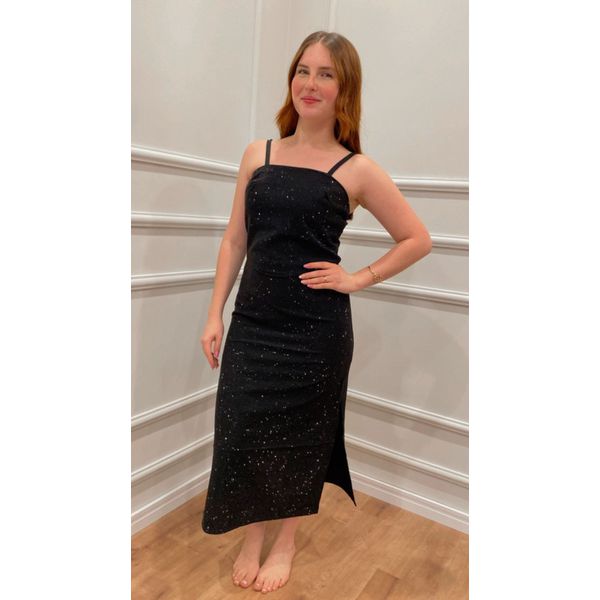 CONJUNTO OLIVEIRA DE BRILHO - PRETO