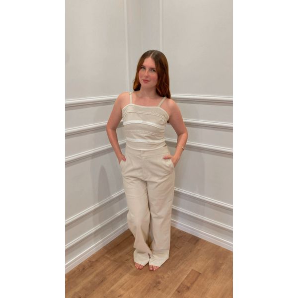 Conjunto BegÔnia De CalÇa E Blusa - CRU