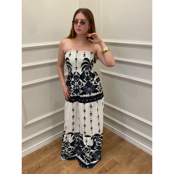 VESTIDO 101 LUREX PRETO