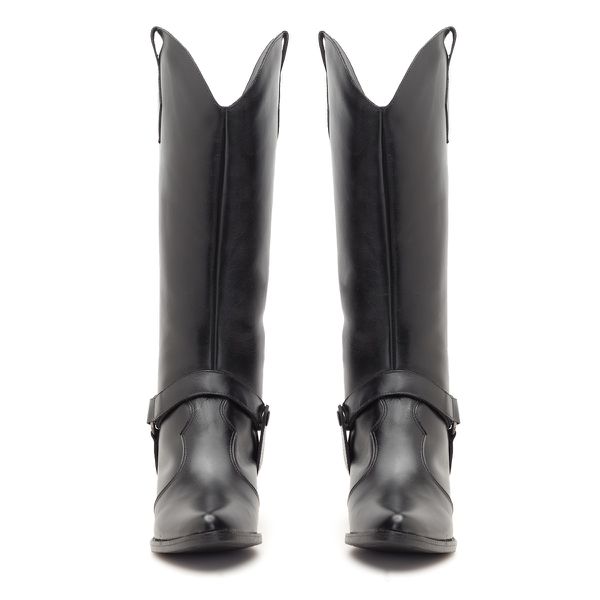 Bota Texana Dois Em Um Preto Para Qualquer Ocasião