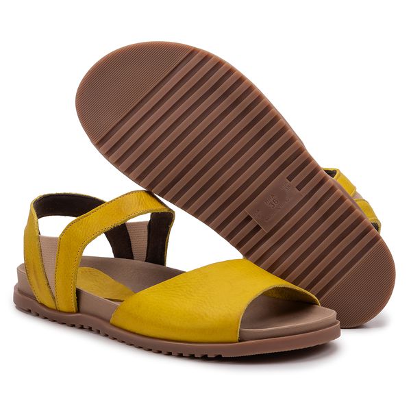 Birken Rania Amarelo Uma Sandália Vibrante Confortável E Estilosa