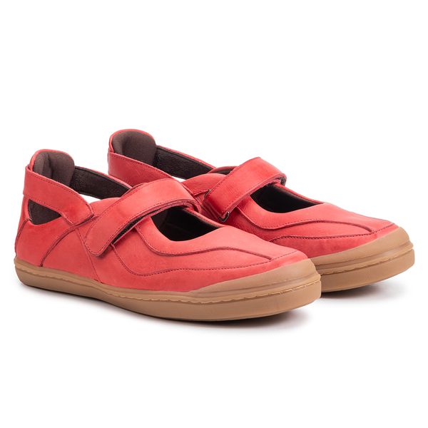Tênis Cano Baixo Tomate com Sola Marmelo e Tira em Velcro: Conforto e Estilo em um Só Calçado