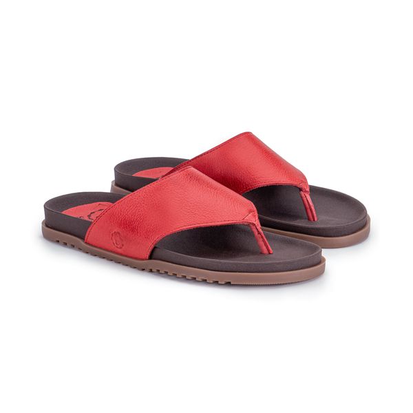 Sandália Birken Meghan Vermelha, Elegância e Estilo Vibrante"