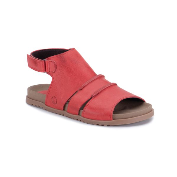 Sandália Birken Ariela Vermelha De Tornozelo, Seu Toque Vibrante de Estilo