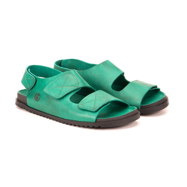 Birken Esther com Toque Verde e Conforto em Couro