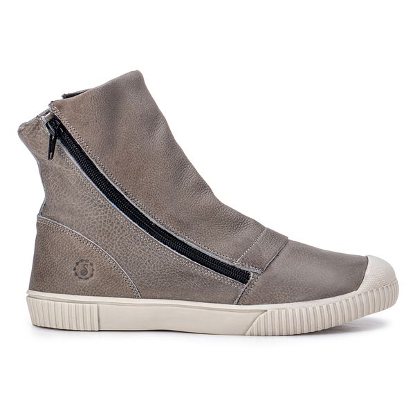 Tênis York Nuvem: Conforto nas Alturas com Zíper Preto e Sola Off White