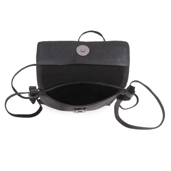 Porta Celular Feminino Em Couro Preto